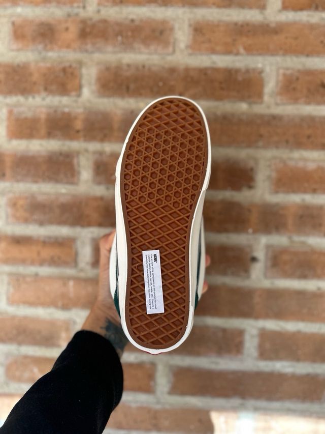 Zapatillas Vans Verde y Blanco