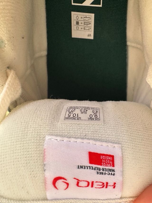 Zapatillas Vans Verde y Blanco