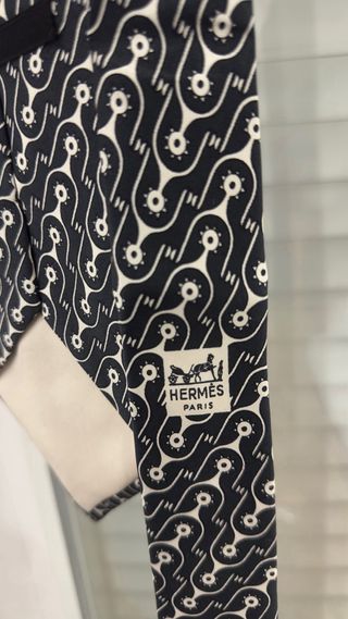 Corbata Hermès París Diseño Cadena