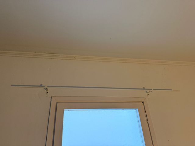 2 Barras Cortina Metal Blanco 140cm