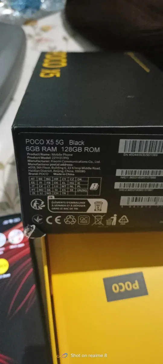 Xiaomi Poco X5 5G Nero