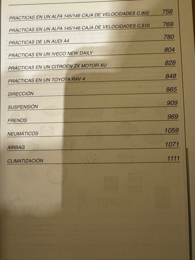 Manual de reparación y mantenimiento del automóvil