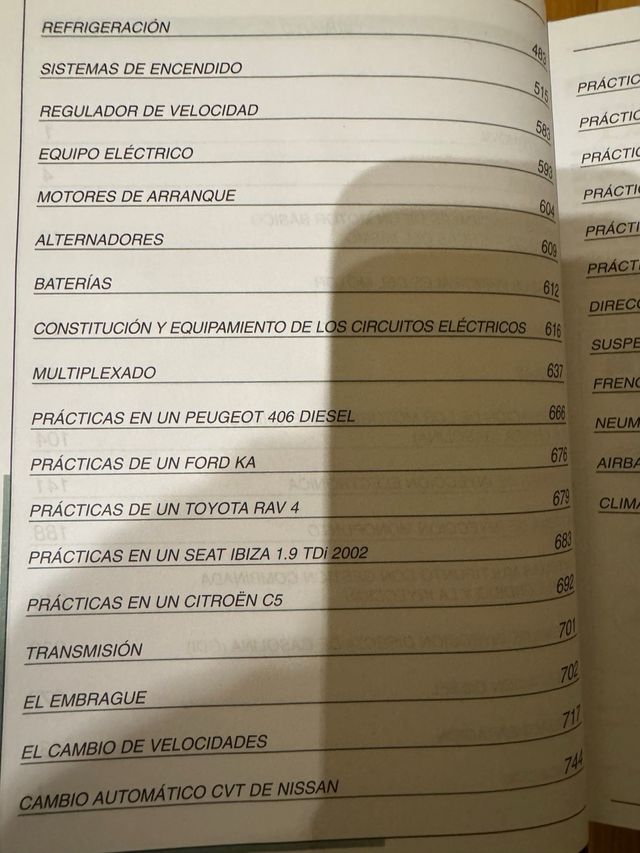 Manual de reparación y mantenimiento del automóvil
