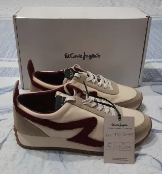 Deportivas Rag & Bone Beige/Rojo Talla 36