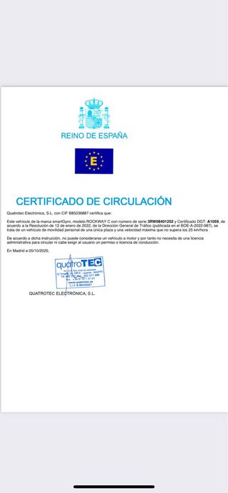 Patinete Eléctrico SmartGyro Rockway