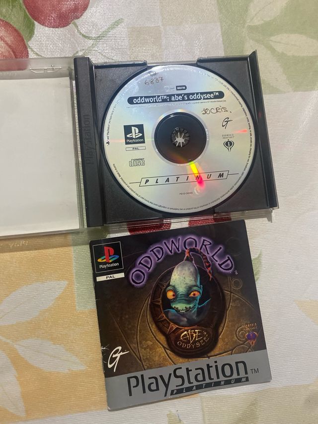 Oddworld Abe’s Oddysee Ps1 PAL esp