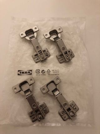 Set de cuatro bisagras nuevas