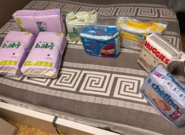 Lote Pañales Varias Marcas