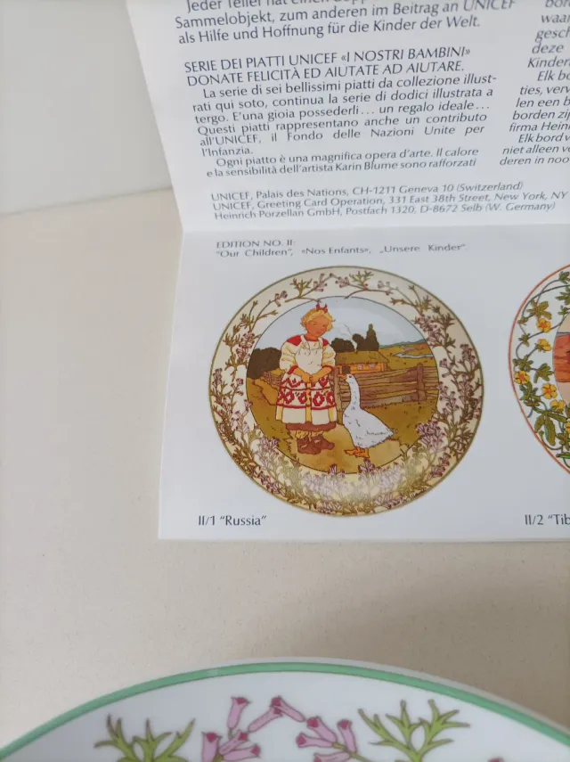 Platos Villeroy & Boch UNICEF