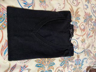 Jersey pico Zara negro