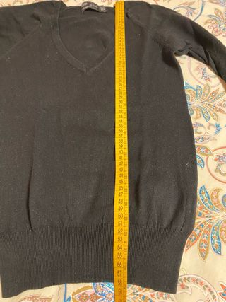 Jersey pico Zara negro