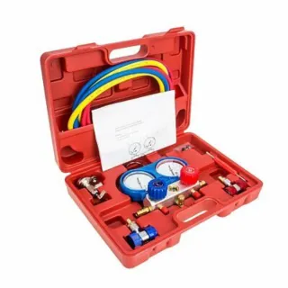 Manómetro A/A con mangueras y maletín