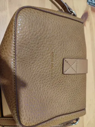 Bolso bandolera marrón piel