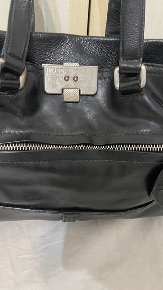 Borsa Ugo Boss Nera Pelle