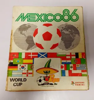Album de cromos futbol México 86 world cup panini