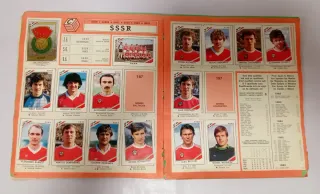 Album de cromos futbol México 86 world cup panini