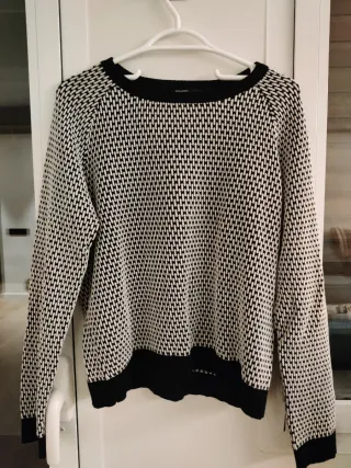 Jersey Mango Negro y Blanco