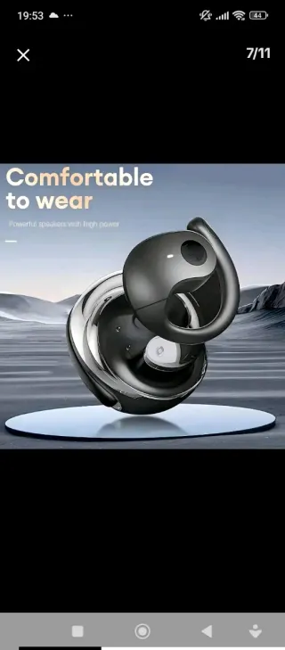 Auriculares Bluetooth Morados