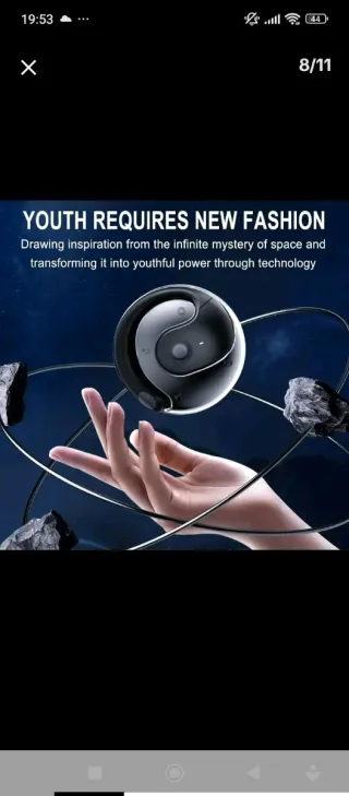 Auriculares Bluetooth Morados