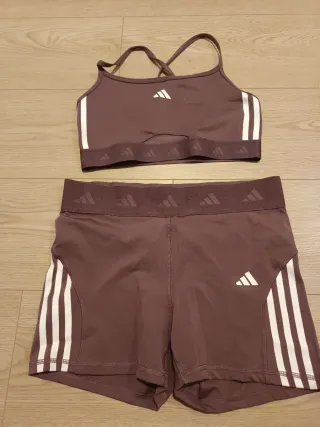 Conjunto Adidas Top y Short Morado
