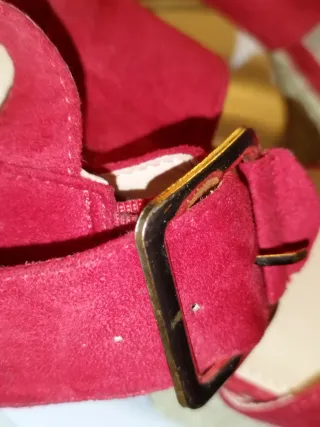 Sandalias Yute Mujer Talla 41 Rojas