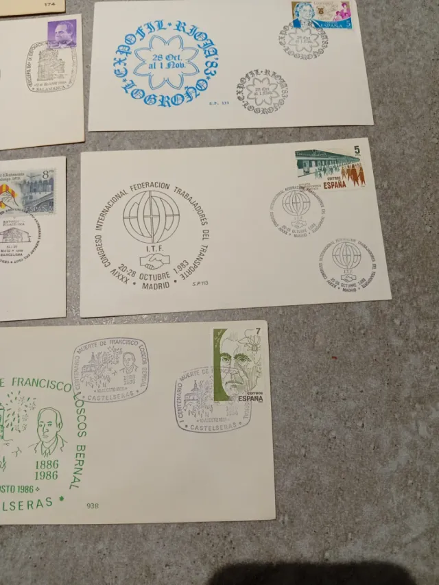 Lotto di 20 buste e cartoline filateliche