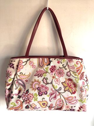 Bolso de mano estampado floral
