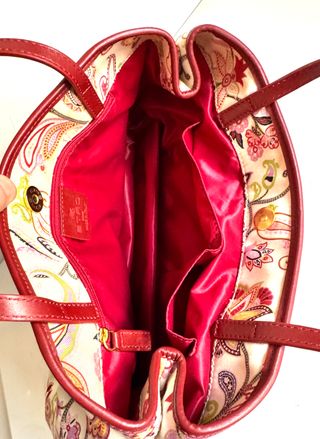 Bolso de mano estampado floral