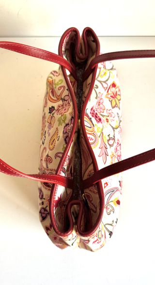 Bolso de mano estampado floral