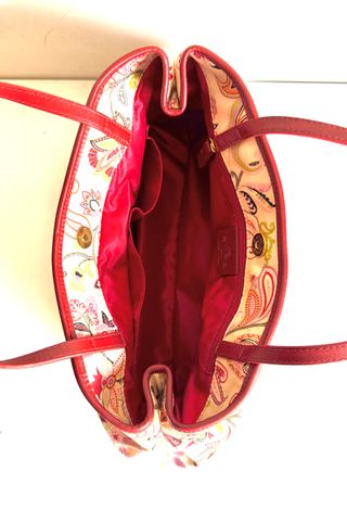 Bolso de mano estampado floral