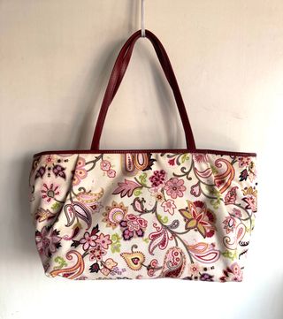 Bolso de mano estampado floral