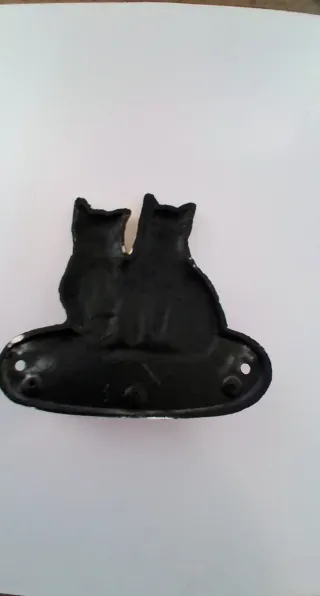 Appendino vintage gatti metallo