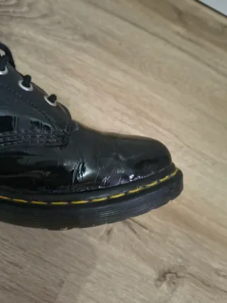 Botas Dr. Martens negras efecto piel cocodrilo 40