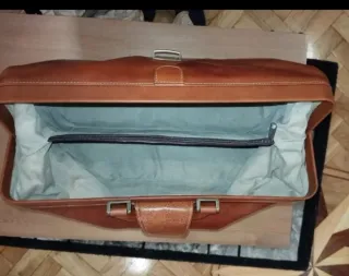 Bolso Para Médico En Piel Verdadera Color Marrón