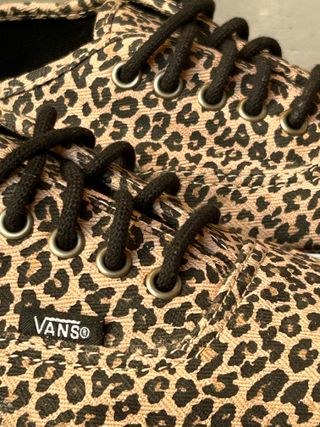 Zapatillas Vans 39,5 Authentic Leopard animalprint