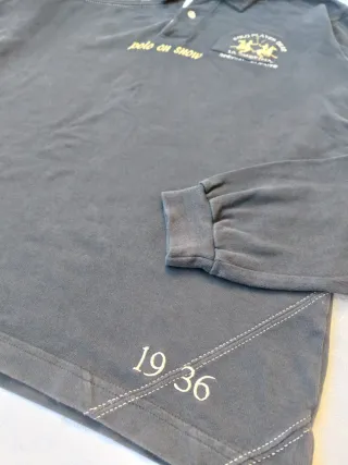 Polo La Martina Uomo Manica Lunga S/M Cotone