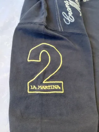 Polo La Martina Uomo Manica Lunga S/M Cotone