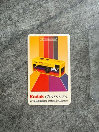 Kodak Charmera 1987 Keychain Camera type 01 yellow