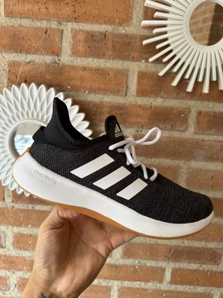 Zapatillas Adidas Cloudfoam Negras Blancas