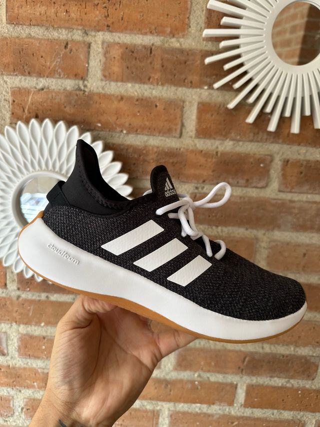 Zapatillas Adidas Cloudfoam Negras Blancas