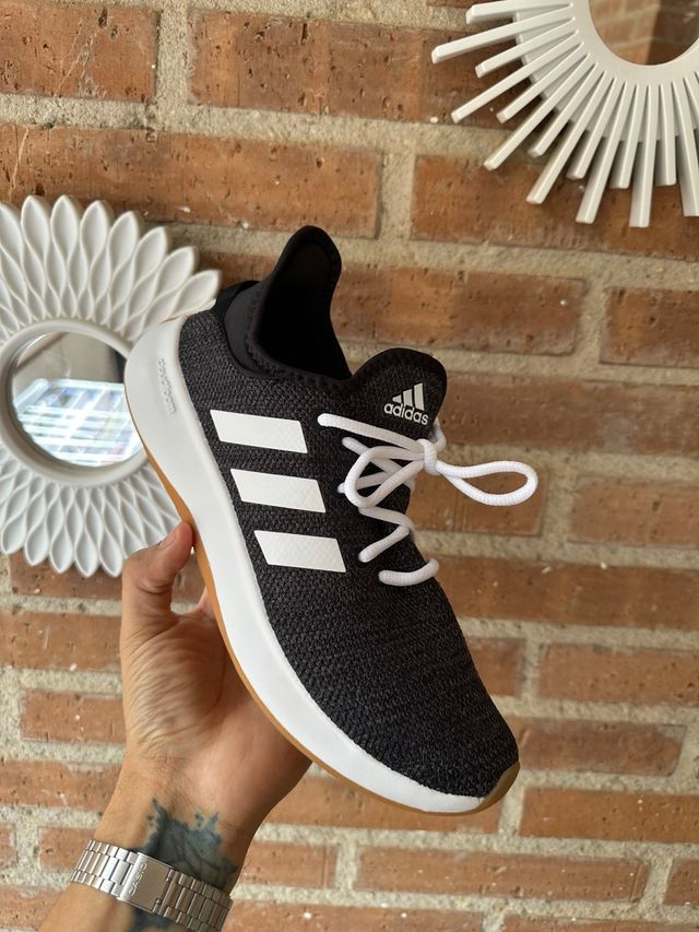 Zapatillas Adidas Cloudfoam Negras Blancas