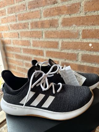 Zapatillas Adidas Cloudfoam Negras Blancas