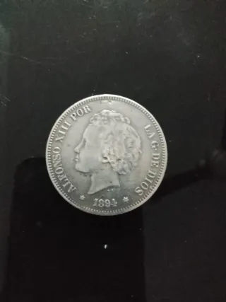 Moneda Alfonso XIII 1894