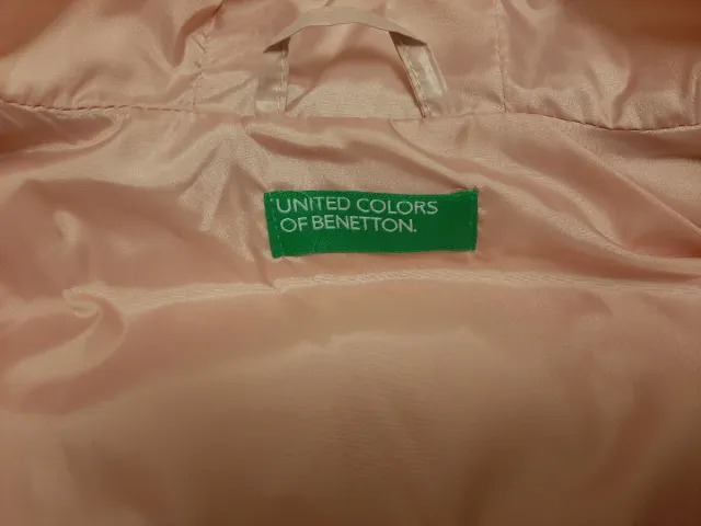 Chaleco Benetton Rosa Talla 7 /8 Años