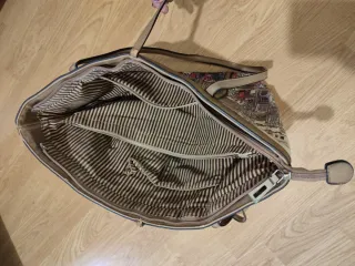 Bolso Marrón con Dibujos de Londres