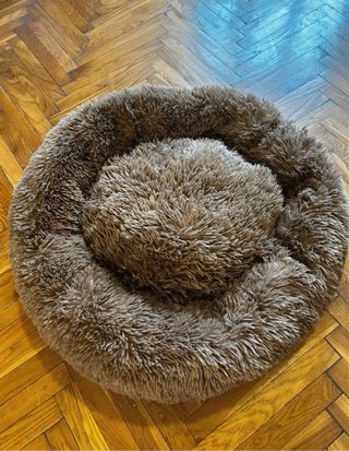 Cuccia cane pelosa marrone