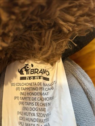 Cuccia cane pelosa marrone