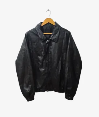 Cazadora de cuero hombre Talla L