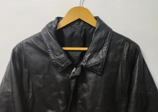 Cazadora de cuero hombre Talla L