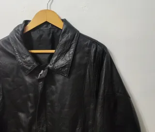 Cazadora de cuero hombre Talla L